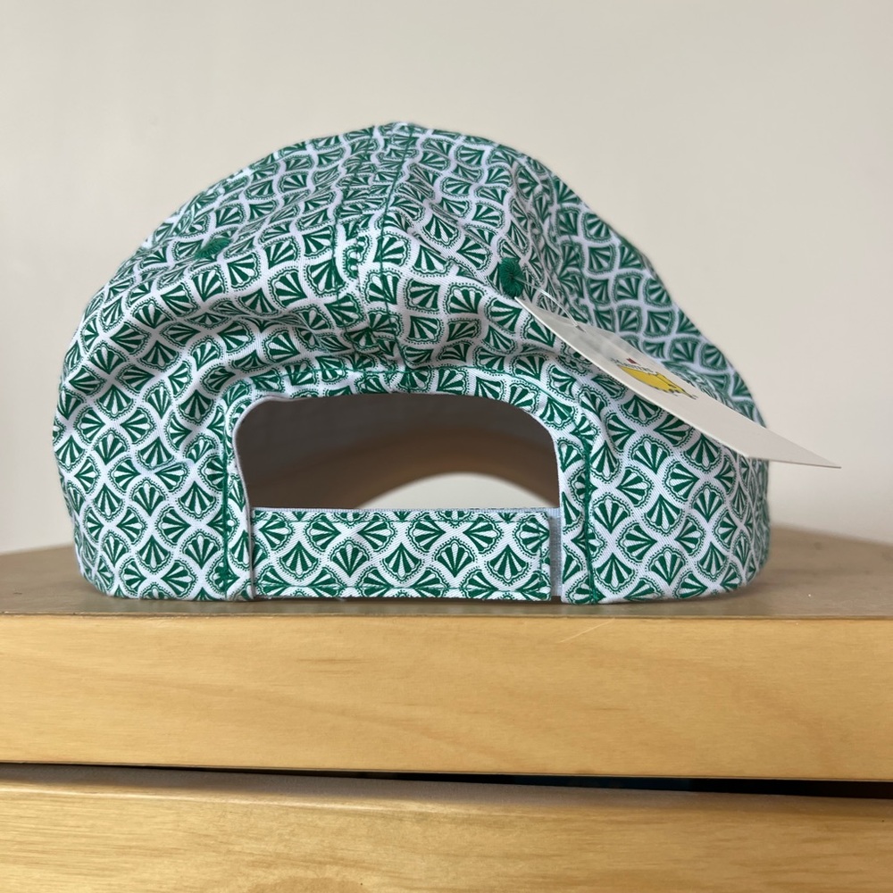 Green Patterned Golf Cap - Picture 3 of 4
